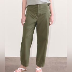 Everlane organic cotton barrel pants